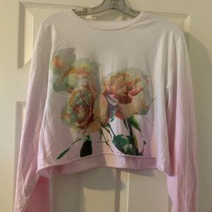 Taylor Swift Lover Flower Crop Tee